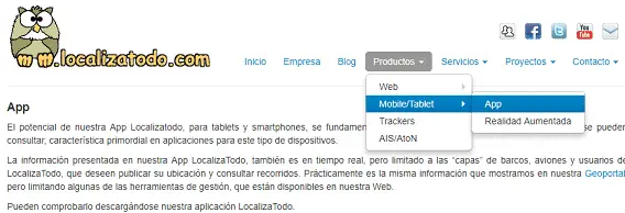 app localizatodo para móviles y tablets